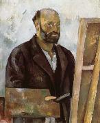 Paul Cezanne Autoportrait a la palette Sweden oil painting artist